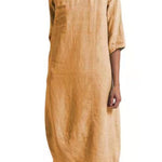 Casual Solid Color Dress