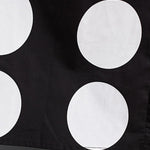 A-Line Loose Buttoned Pockets Polka Dot Printed Lapel Midi Dresses