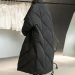 Thicken Solid Warm Irregularity Duck Down Coat