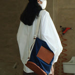 Casual Loose Puff Sleeves Solid Color Lapel Blouses