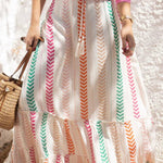 SHOW UP BOHO PRINTED MAXI SKIRT - 2 COLORS