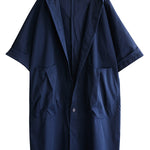 Original Solid Hooded Trench Coats