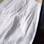 Camille | Loose-fitting trousers in a cotton and linen blend