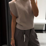 Crewneck Casual Pullover Sweater Vest