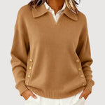 Selena | Elegant Buttoned Sweater