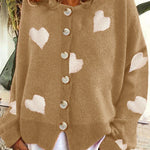 Heart Sweater Women's Cardigan