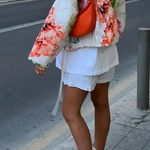 Printed Long-sleeved Jacket