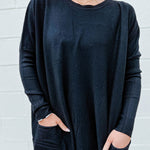 BOYFRIEND POCKET SWEATER