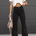 Corduroy Pocketed Flare Pants