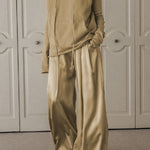 Original Solid Color Hoodies&Wide Leg Pants Two Pieces Set