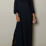 Women Casual V-neck Maxi Dress