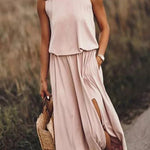 Giselle Loose Fit Slit Maxi Dress