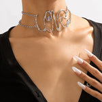Chains Geometric Hollow Necklaces Accessories