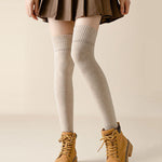 Casual Skinny Keep Warm Solid Color Leg Warmers Accessories