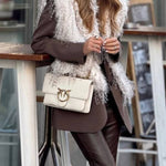 Mottled Fur Vest