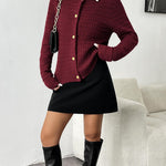Zeagoo Women's Knit Cardigan Long Sleeve Open Front Cropped Jackets