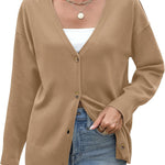 Zeagoo Women's Oversized Button Sweaters Open Front Cardigans