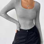 Zeagoo Women's Long Sleeve Scoop Neck Shirts