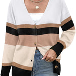 Zeagoo Women's Oversized Button Sweaters Open Front Cardigans