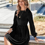 Zeagoo Women's Velvet Dress Elegant Evening Dress