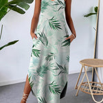 Zeagoo Women's Summer Maxi Dress Casual Sleeveless Sundress