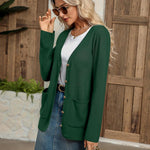 Zeagoo Women's V Neck Button Long Cardigan Sweater