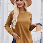 Zeagoo Womens Sweatshirts Lightweight Cable Knit Sleeve Sweaters