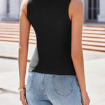 Zeagoo Women's Scoop Neck Ribbed Knit Tank Tops