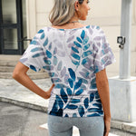 Zeagoo Women's Short Sleeve Shirts V Neck Blouse