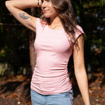 Zeagoo Womens Tank Tops Ribbed Knit Crew Neck Shirts