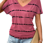Zeagoo Women's Short Sleeve Shirts V Neck Blouse