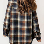 Zeagoo Womens Plaid Shacket Jacket Long Sleeve Fleece Hooded Jackets