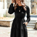 Zeagoo Women's Velvet Dress Elegant Evening Dress