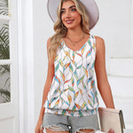 Zeagoo Womens Summer Tank Tops V Neck Sleeveless Tops