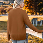 Zeagoo Women's Open Front Oversized Soft Knit Sweater Cardigan
