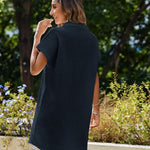 Zeagoo Womens Button Down Shirt Dress Cotton Linen Dress