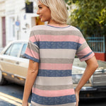 Zeagoo Womens Summer Tops Short Sleeve Casual Shirts Floral Tee