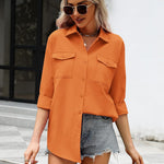 Zeagoo Womens Button Down Shirts Casual Long Sleeve Blouses