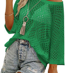 Zeagoo Womens Summer Outfits Crochet Hollow Out Tops