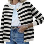 Zeagoo Women's Knit Cardigan Long Sleeve Open Front Cropped Jackets