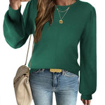 Zeagoo Womens Sweaters Fall Long Sleeve Shirts Ribbed Knit Outfits