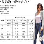 Hooded Long Cardigans Maxi Cardigan with Hood Open Front Lightweight Duster Coat with Pocket - Zeagoo (Us Only)