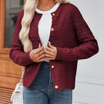 Zeagoo Women's Knit Cardigan Long Sleeve Open Front Cropped Jackets