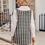 Zeagoo Women's Oversized Sweater Vest Dress V Neck Knit Pullover