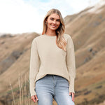 Zeagoo Women's Long Sleeve Sweater Casual Ribbed Knit Pullover