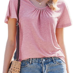 Zeagoo Women's T-Shirt Summer Short Sleeve Shirt (DE Only)