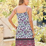 Zeagoo Women's Sleeveless Boho Beach Dress Floral Mini Sundress