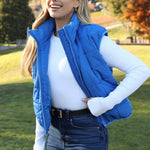 Zeagoo Womens Puffer Vest Ladies Sleeveless Zip Up Outerwear
