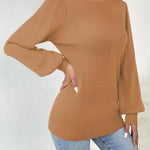 Zeagoo Womens Sweaters Fall Long Sleeve Shirts Ribbed Knit Outfits