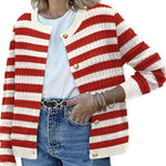 Zeagoo Women's Knit Cardigan Long Sleeve Open Front Cropped Jackets